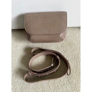 Aspinal of London Ella Bag - Latte Lizard - New